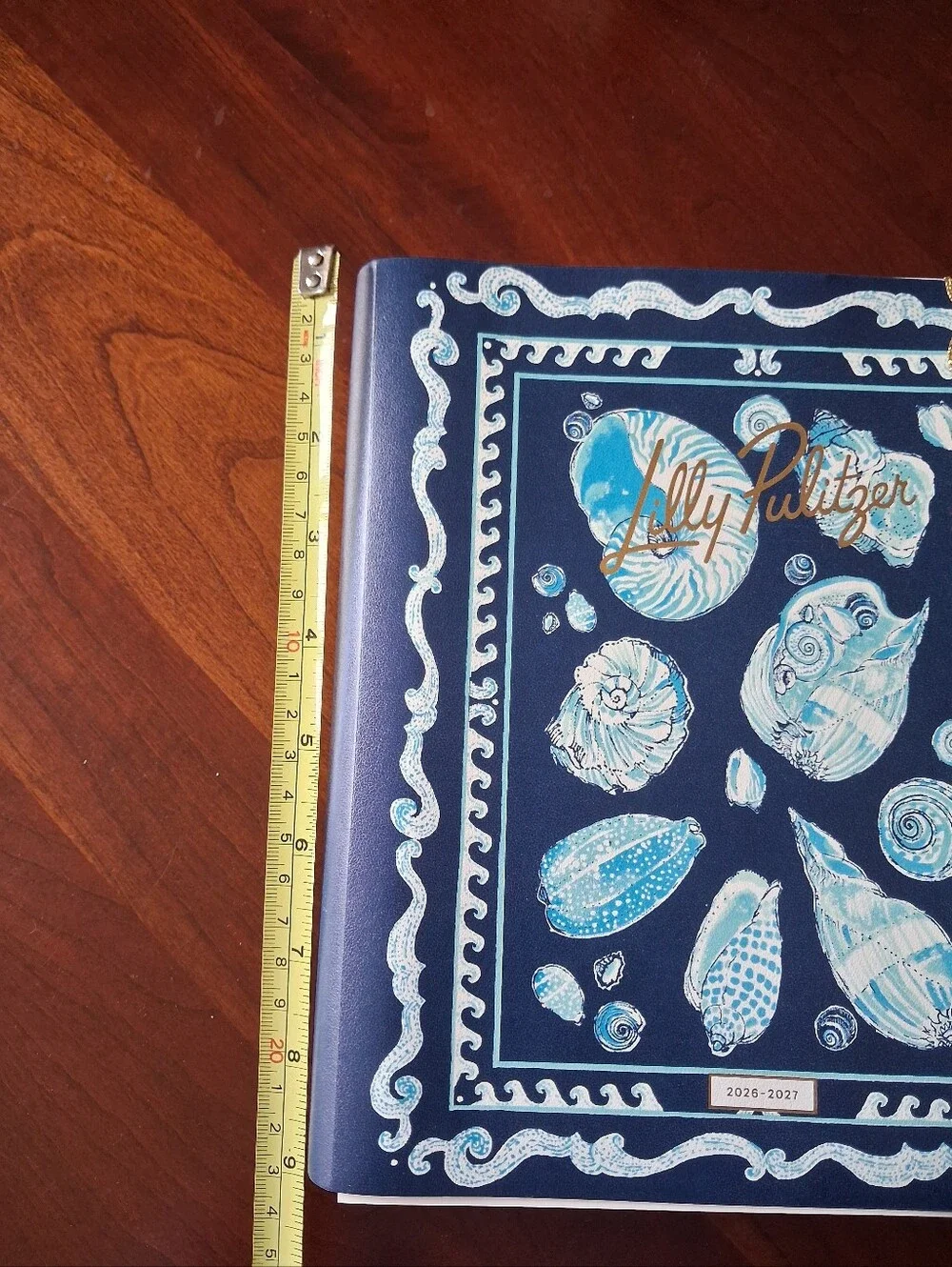 Lilly Pulitzer 17-month Calendar/planner 2026-27 Leatherette Cover Blue NWT